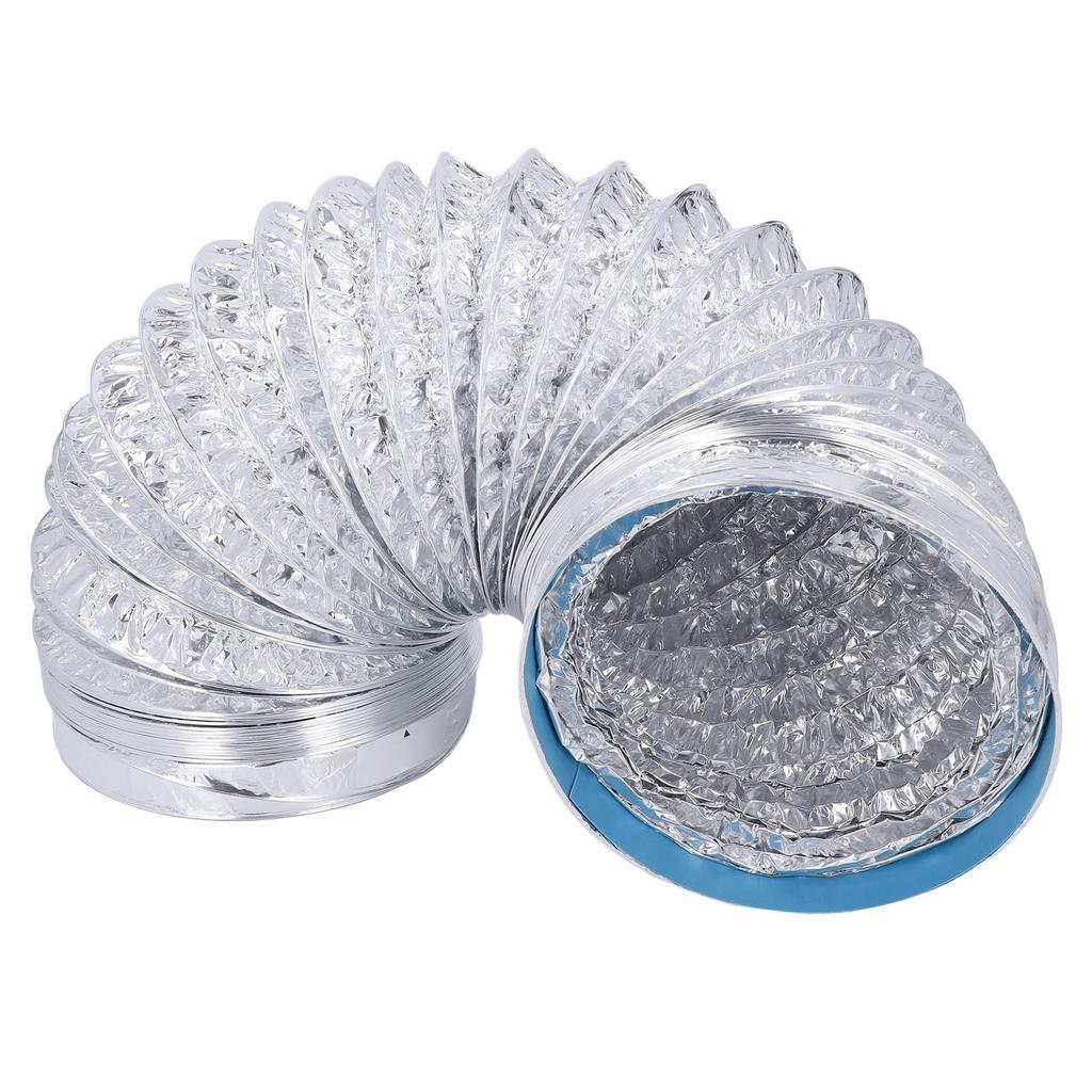 Air Aluminum Foil Duct 7 Inch Diameter 6.56ft Length Thickened PVC Dryer Vent Hose