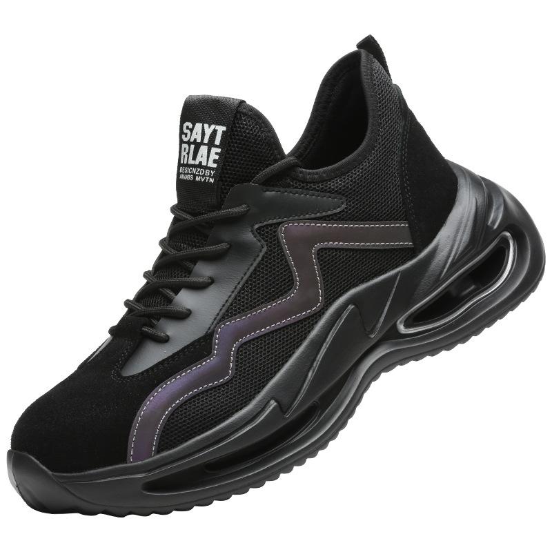 Защитная обувь тканая легкая дышащая защитная обувь небьющаяся и непрокалываемая рабочая обувь защитная обувь 37