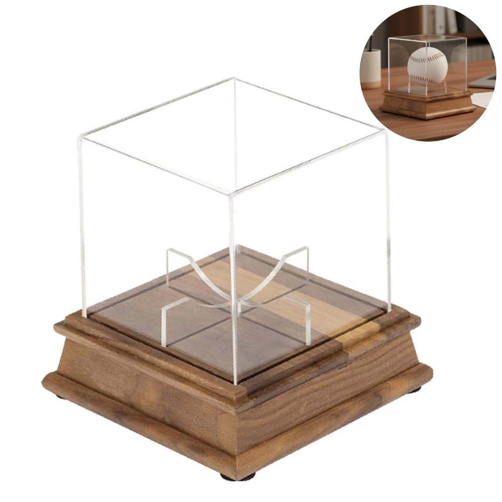 Ball Holder Baseball Display Case Dustproof Baseball Holder Baseball Box  Softball Sports
