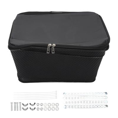 Rear Bike Basket 20L Capacity 20kg Bearing Waterproof Rack Storage Bag for Outdoor