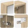 Bathroom Cabinet Set 3 Pcs 126 X 16 X 62.5 Cm Engineered Wood