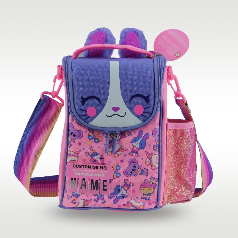 Children's Schoolbag High Quality Cute Purple Rabbit Plush Girl Bag 3-6 Years Old 14 Inch