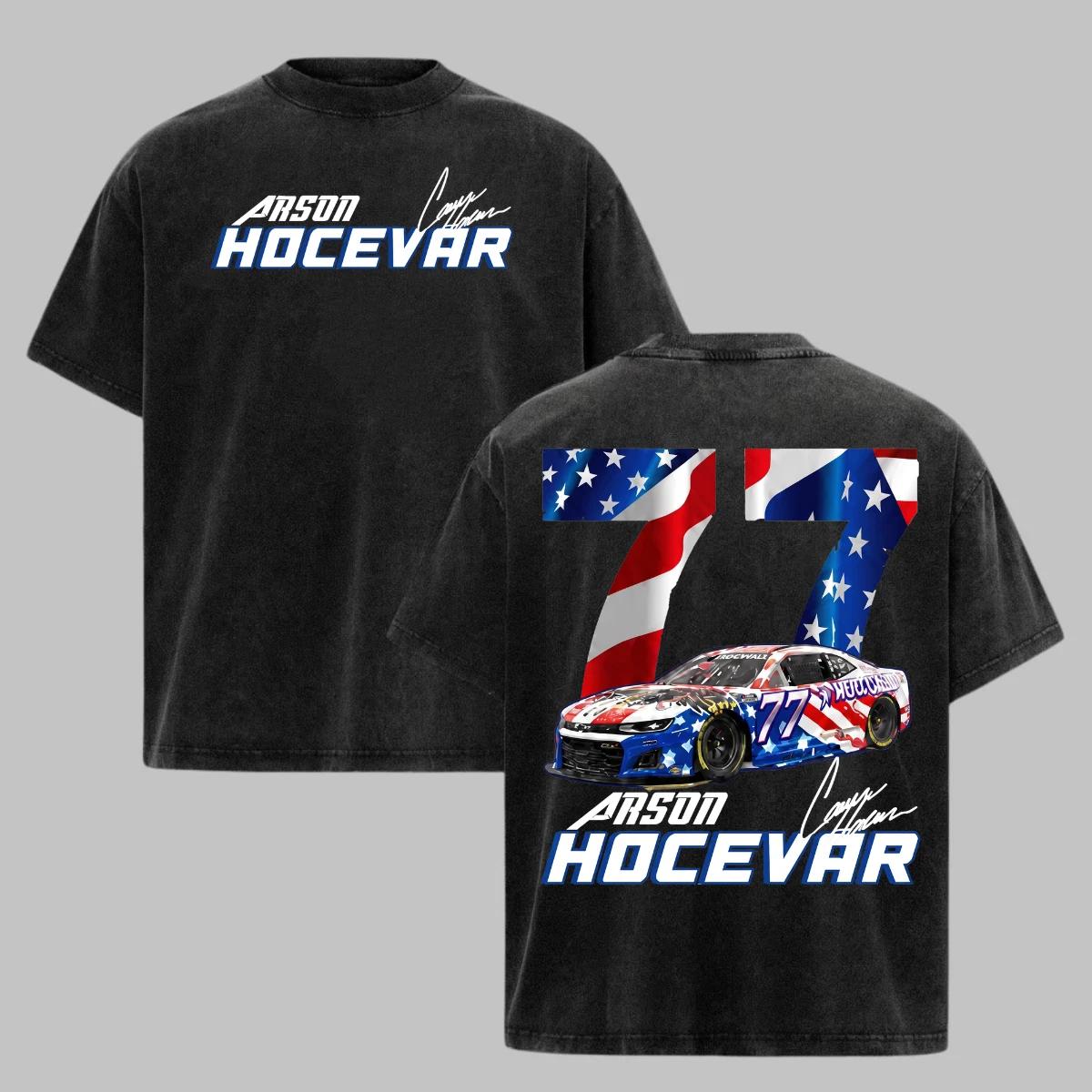 Carson Hocevar #77 NASCAR-2026 Racing Acid Washed T-Shirt Fan Gift Unisex Top S