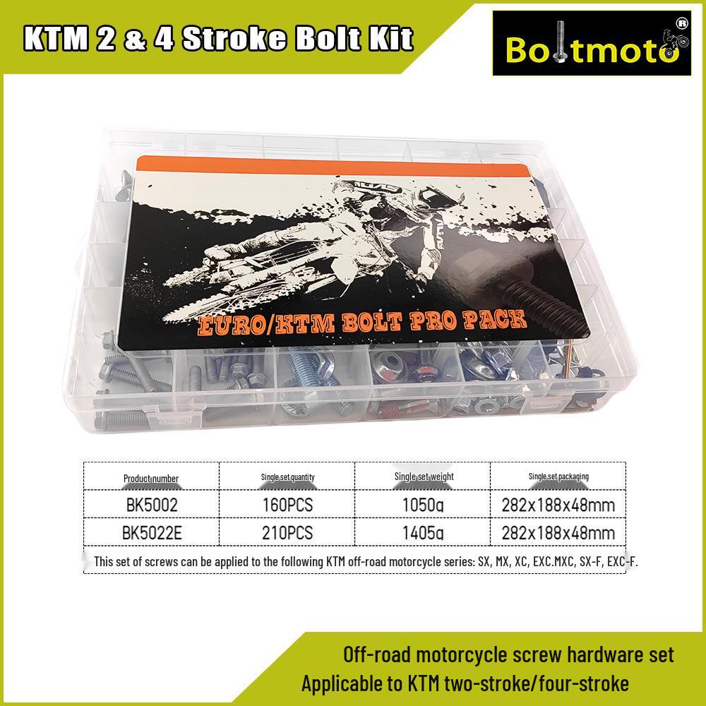 Off-Road Motorcycle Screw Set for KTM & Husqvarna - 160PCS