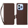 Wallet Case for X8d - Leather/PU, Brown, With Lanyard