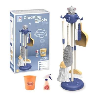 Cleaning Toy, Housework Goods, Play House, Cleaning Set, Adjustable Height (55-95cm), Pretend Play, Cleaning, Housework, Housework Toy, Educational