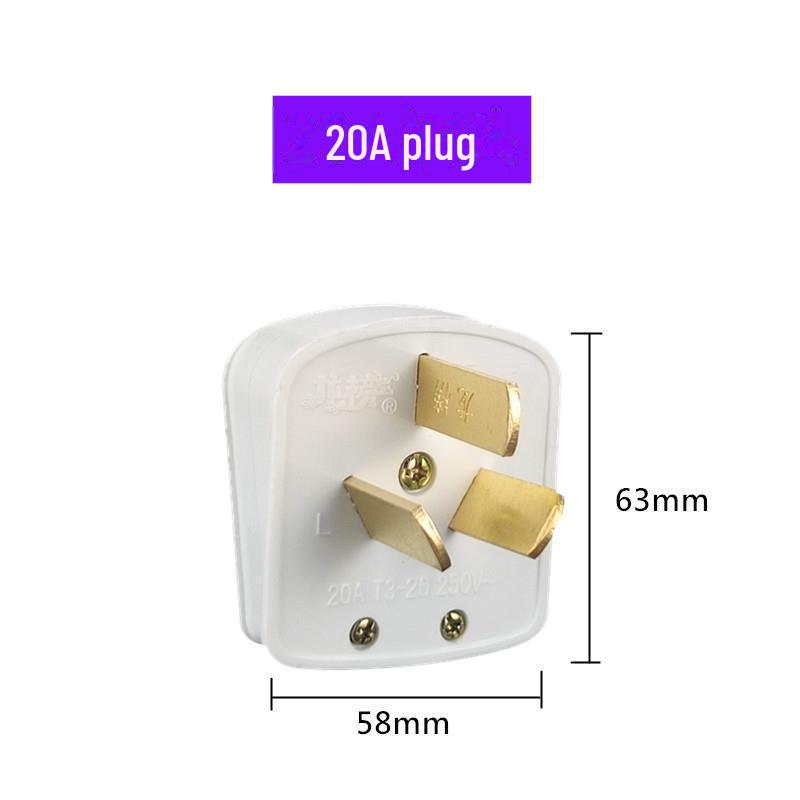 Suure võimsusega 86 tüüpi kliimaseadme pistikupesa, 20A koos lülitiga ja 25A kolmefaasiline neljajuhtmeline paneel