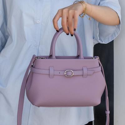 Bolso de Hombro de Piel de Vaca para Mujer Gran Capacidad Bandolera Bonito Cremallera Moda Femenina Bolso de Compras Sencillo Práctico Cuero Suave