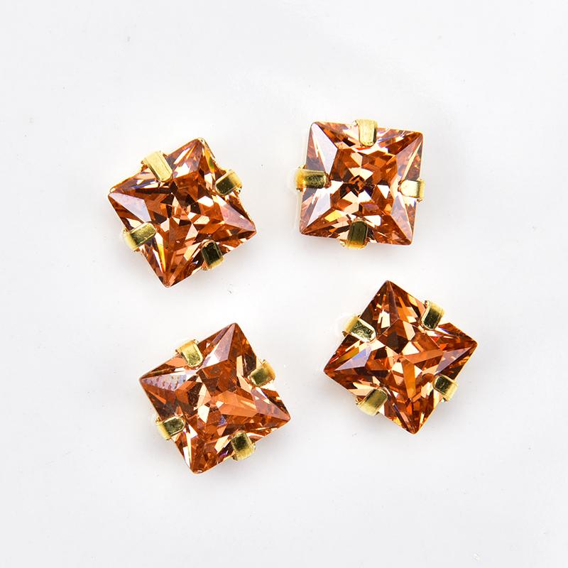 5A-Grade Zircon Mix Shape/Size/Color Rhinestones In Gold Claw Super Flash Crystal Sewing Luxury DIY Accessories