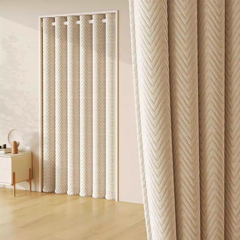 

1pc Light Luxury High-Grade Light-Blocking Multi-Layer Thickened Interlayer Warm Curtain, Classic Style for Bedroom & Living Roo 26inch X 42inch&Rod Pocket