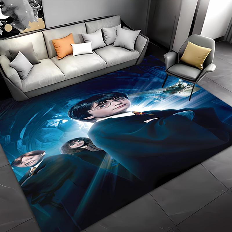 1pc Harry Potter Entrance Mat, Non-Slip Mat Area Rug,Room Decor, Outdoor Decor, Kitchen Rug,Doormat - Machine Washable, Easy to Clean