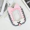 Sweet DIY Plush Card Holder Lolita Anime Lace Photocard Case Idol Display Handmade Photo Protector Case Card