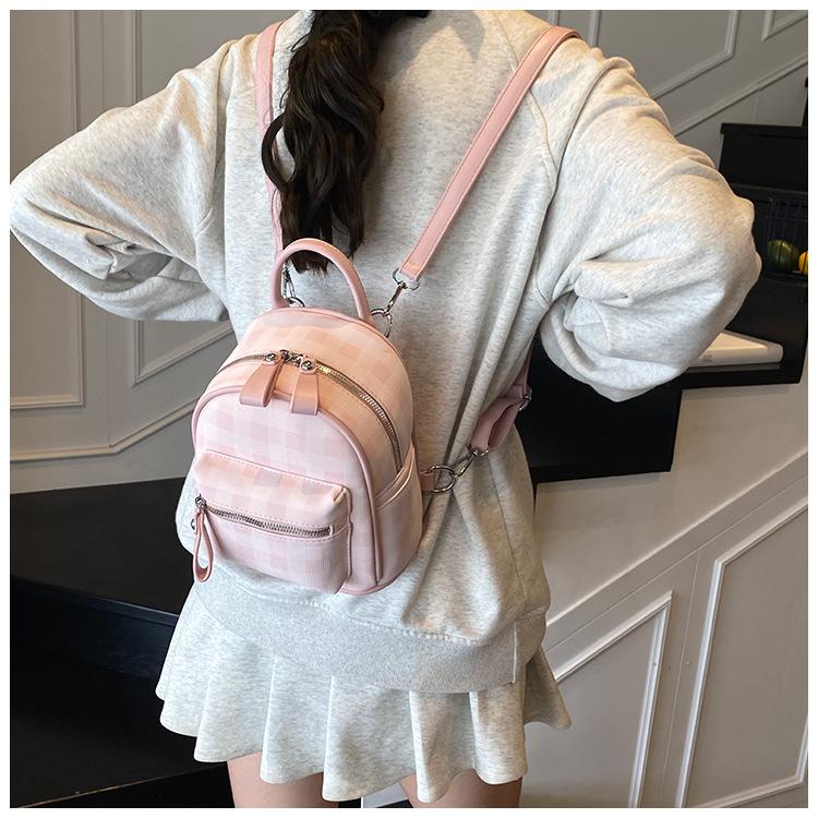 Reise-Doppelschulter-Kleintasche Damen 2025 neu klein und leicht Reise hoher Wert hohes Gefühl Nischen-Rucksack vielseitig