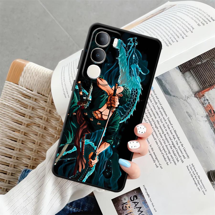 Luffy Zoro Cartoon Handyhülle für Vivo Y51S Y78 Y75 Y81 V29 V21E V23 Y52S Y93 V27 Y50 Y95 Y71 Y91 V25 V30 Y53S