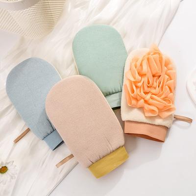 2 In 1 Super Soft Exfoliating Bath Mitt-Painless To The Skin Sponge Children Adult Bathing Scrub Gloves Durable Shower Towel