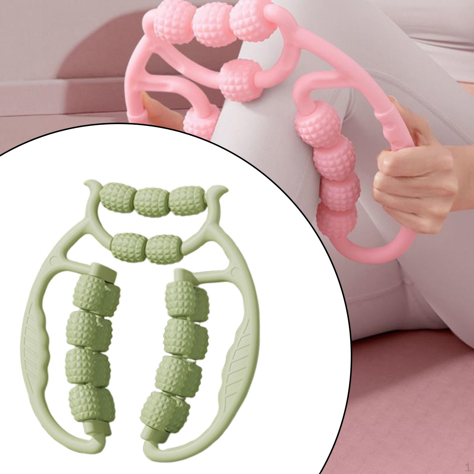 

Массажер для ног с роликом 21 колесо массаж мышц портативный уникальный глубокий массаж бедер