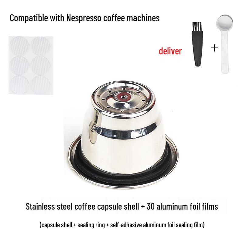 Reusable & Recyclable DIY Coffee Capsules for Nespresso Machines