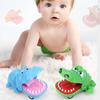 Pull  Back  Toy Cartoon Crocodile-shaped Bite Hand Toy Mini Pull Back Car Gift