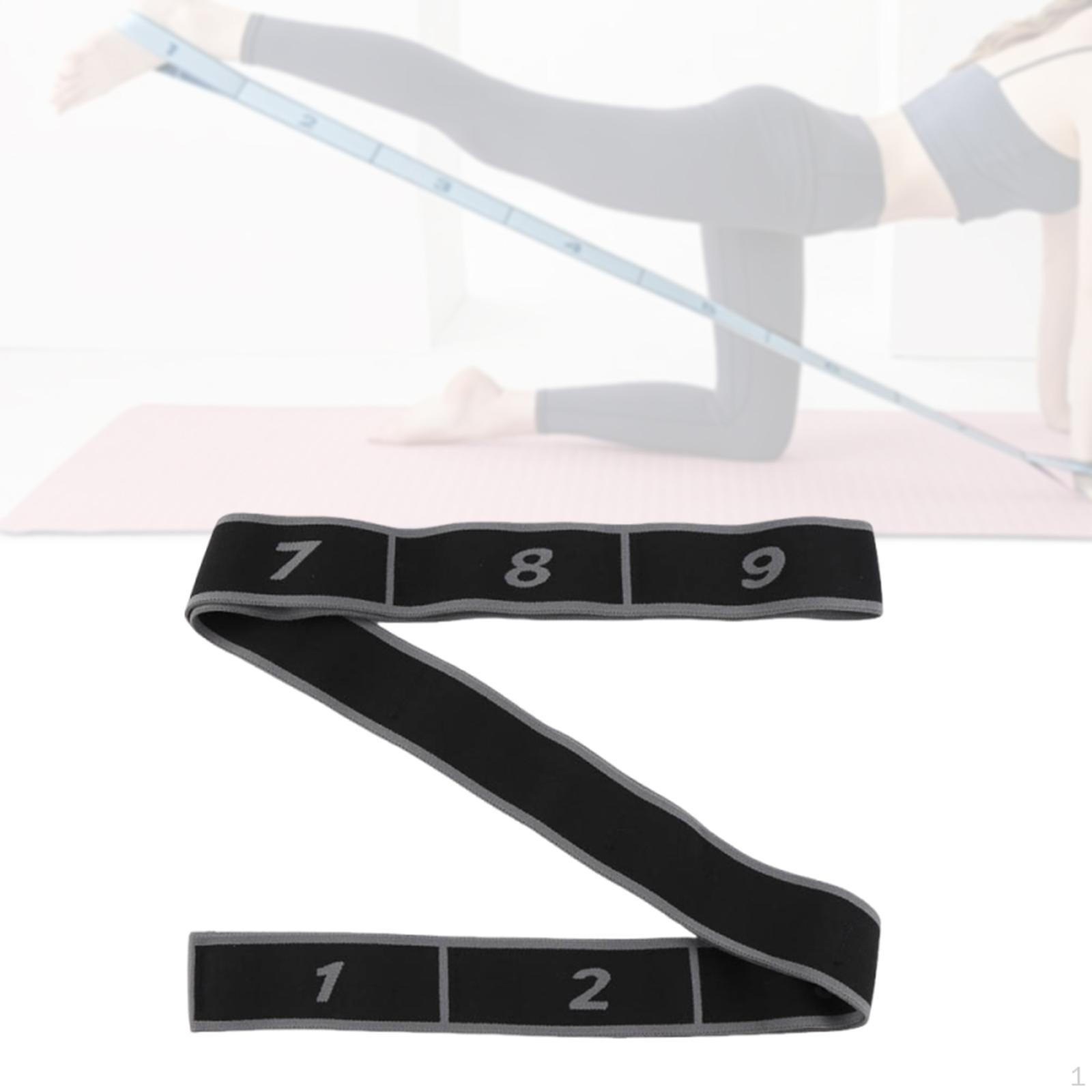 

Эластичная лента-эспандер с сегментами для домашнего спортзала, многопетлевая лента для тхэквондо, пилатеса, серый