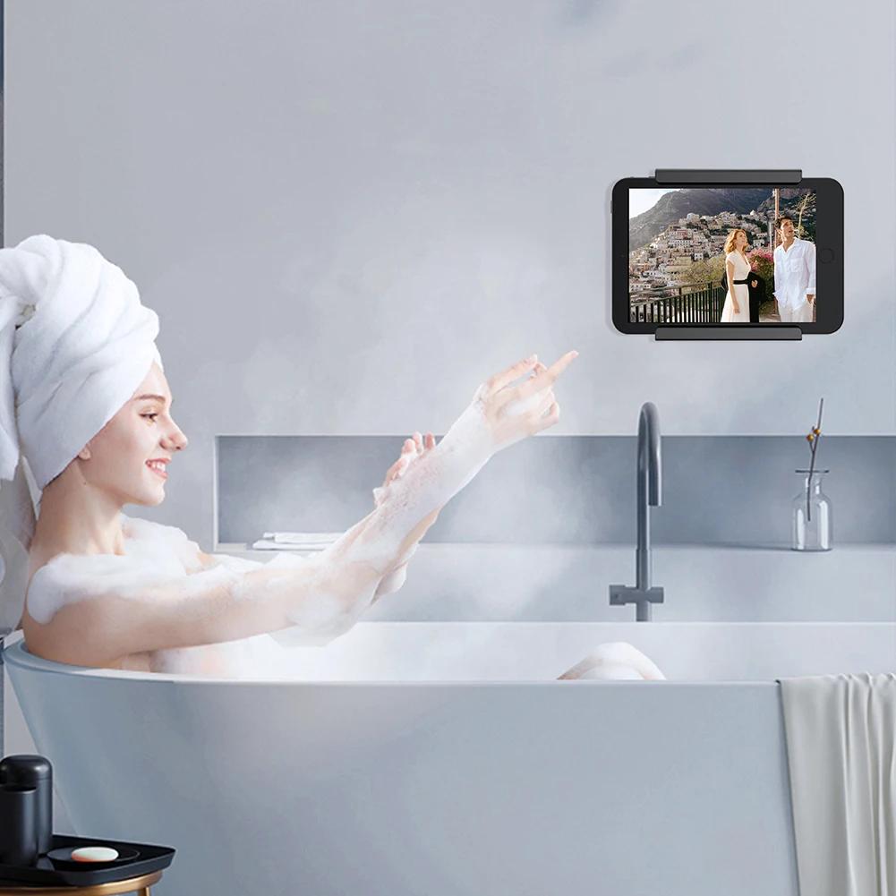 Universal Tablet Wall Mount Stand Fixed by Adhesive Wall Phone Holder for IPad/iPhone 15 14/Samsung/Xiaomi/Lenovo Phone Holder