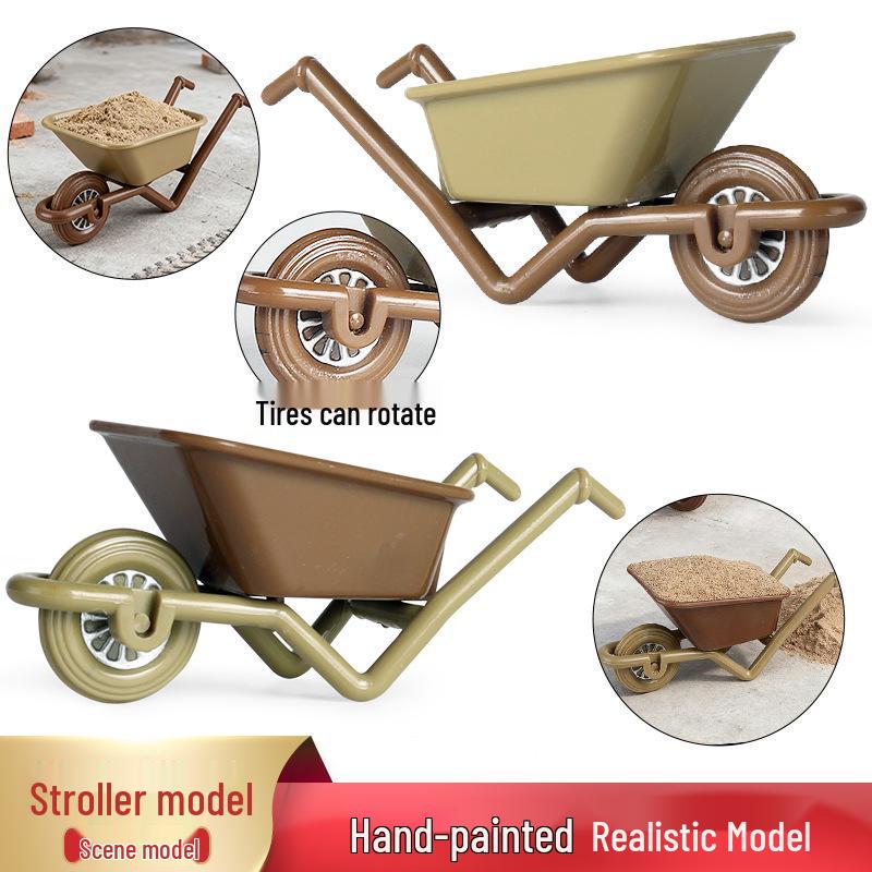 Mini Plastic Dollhouse Trailer Toy Set for Kids