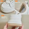 Spring Little White Shoes New Korean Version Ins Female Students Height Increase Sports Board Shoes Trendy Casual Shoes Street Shot Y8613