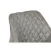Chaise microfibre loft en métal DKD Home Decor