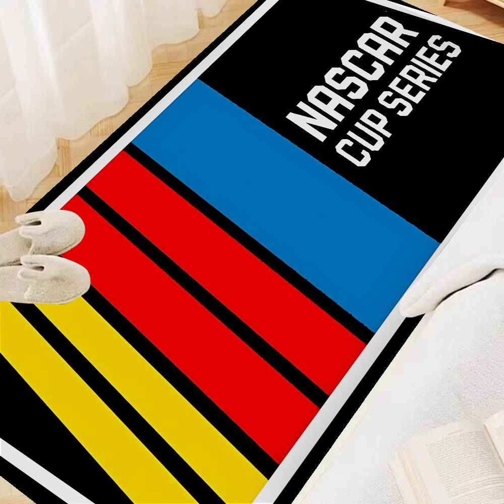 N-NASCARS Racing Car Floor Mat Rectangle Anti-slip Home Soft Badmat Front Door Indoor Outdoor Mat Hotel Decor Mat