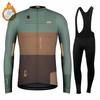 2025 Nový Gobikful - Pánský cyklistický oděvní set, Termovlna Dlouhý vlněný set a Dlouhé kalhoty pro venkovskou jízdu na horském kole
