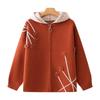 2025 New Style Autumn Knit Zip-Up Cardigan for Middle-Aged & Elderly Women
