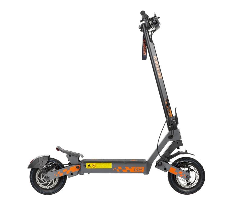 Trotineta Elétrica Dobrável Kukirin G2 Ultra 800Wx2 Motor Duplo Trotineta Elétrica Adulto Velocidade Máxima 55Km/h 48V 18AH Autonomia 55KM Carga 120Kg