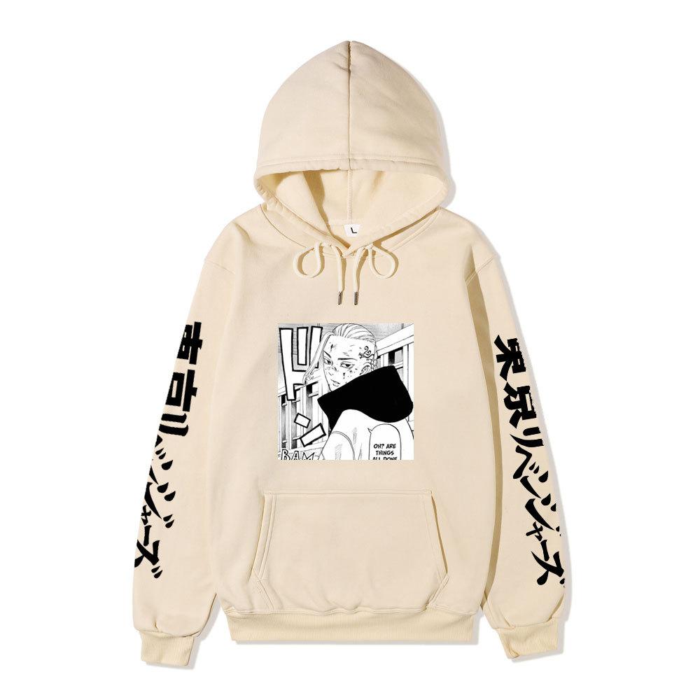 Tokyo Revengers Izana Kurokawa Unisex Fleece Hoodie Autumn Winter Anime Print Long Sleeve Casual Pullover Sweatshirt