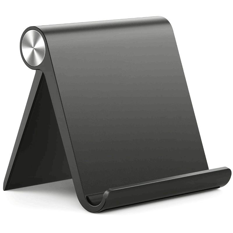

Adjustable Portable Tablet & Phone Stand - Foldable Desktop Dock with Secure Clamps, Durable PP Material | Tablet Holder Stand