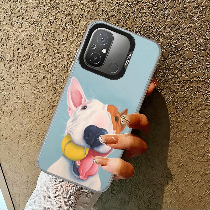 Bull Terrier Dog Cute Puppies Shockproof Phone Case for Xiaomi Poco X7 X6 X5 X3 Pro F7 Ultra M8 Redmi 15C 15 14C 13C 12C 10C 13