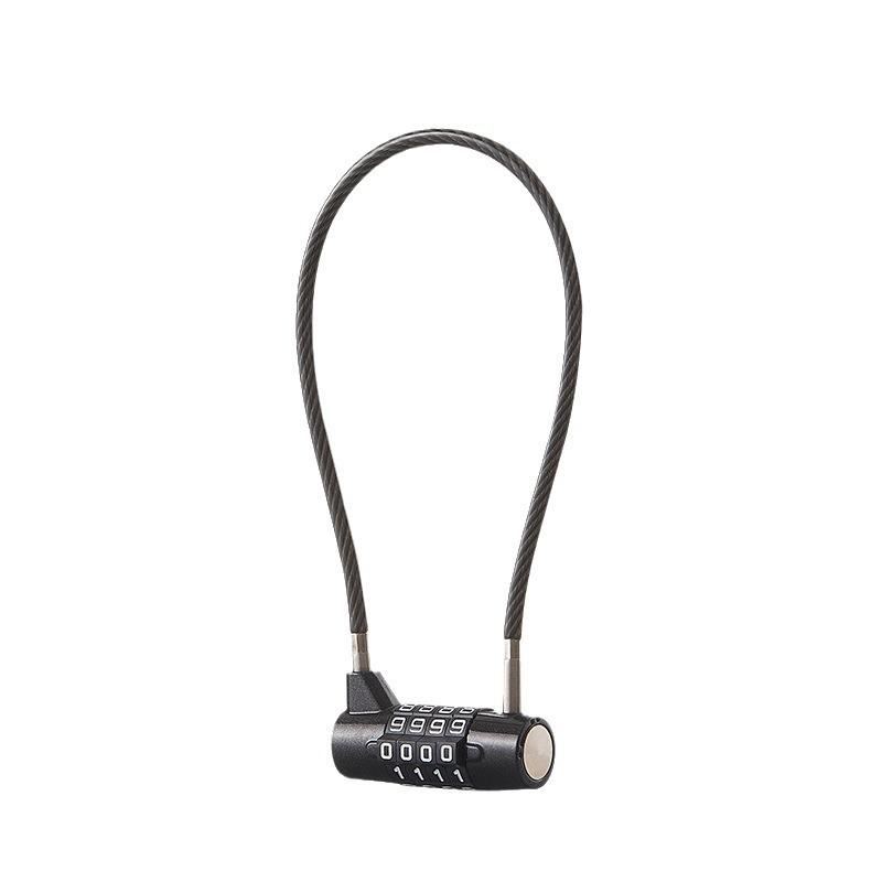 Mild Steel Wire Combo Lock for Cabinets, Patios, Lawn Mowers, Windows, Drawers, Cars, and Basket