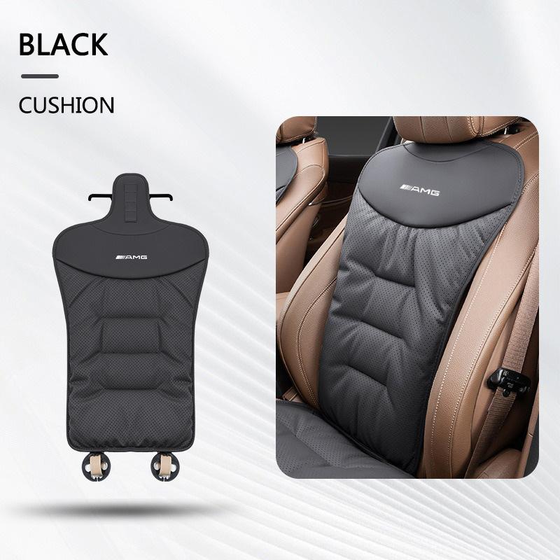 SUG2 New Car Seat Soft Velvet Cushion Non-Slip Protector Breathable Pad Backrest For Mercedes Benz B/C/E/S Class A Class C200L GLC
