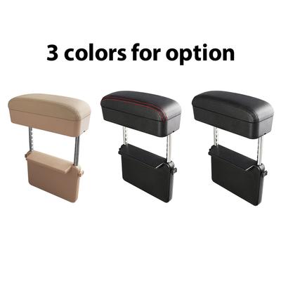 Car Armrest Center Console Box Extender, Adjustable Height Armrest Support Elbow Rest Pad for Most