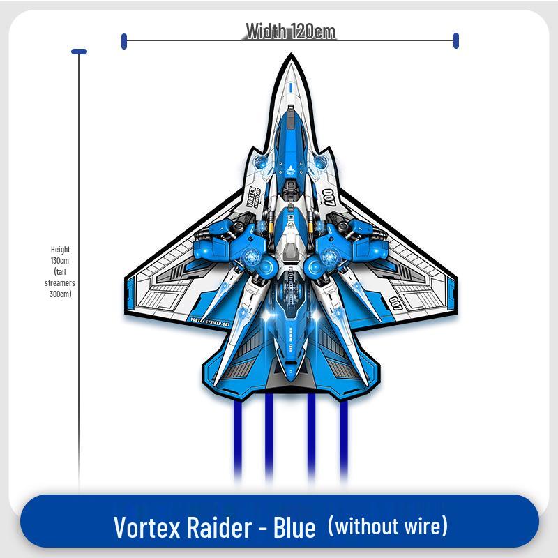 Weifang Children's Vortex Raider Kite: Easy-to-Fly Jet Rocket for Outdoor Fun