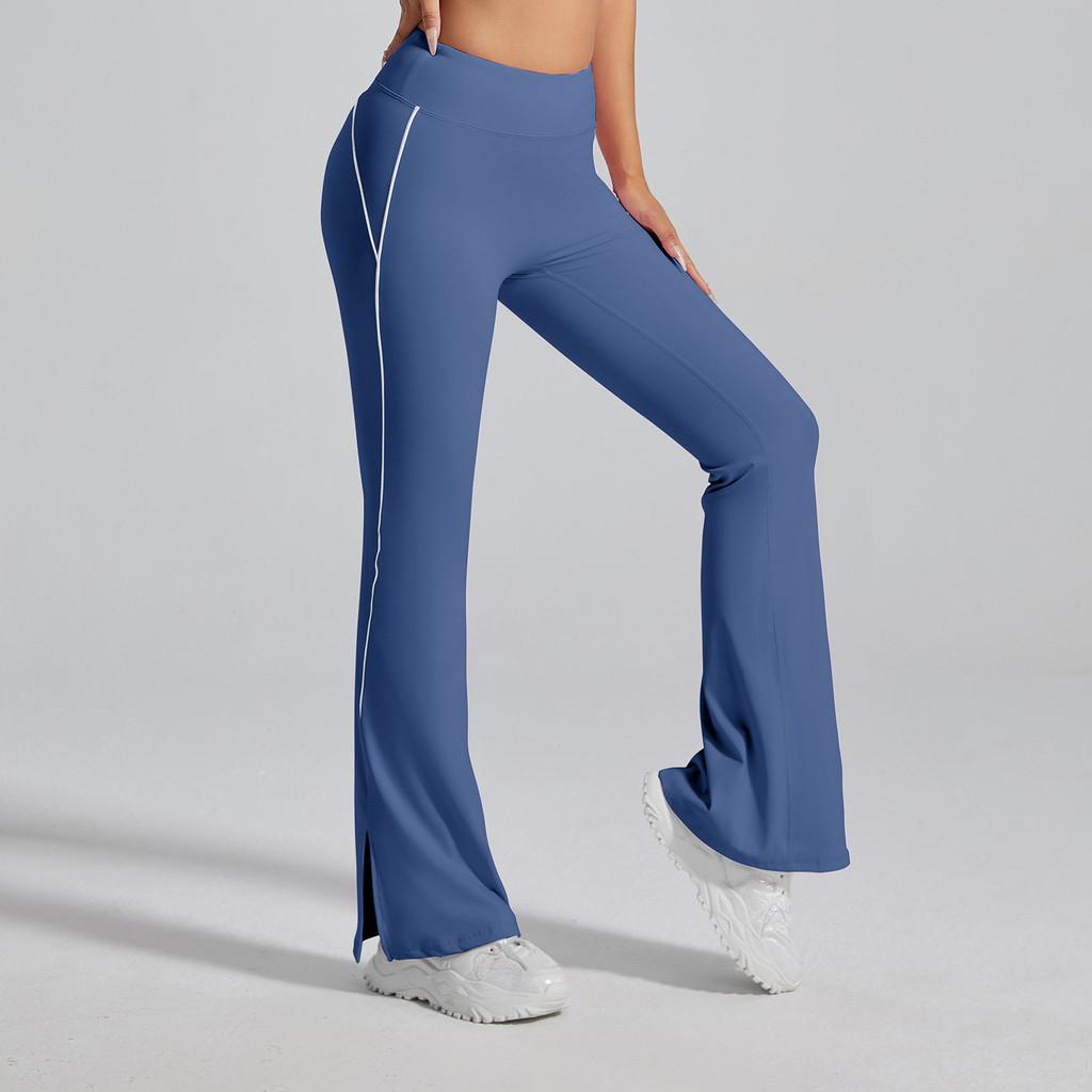 Leggings da Yoga con Controllo Pancia e Design a Zampa d'Elefante per Fitness e Danza da Donna