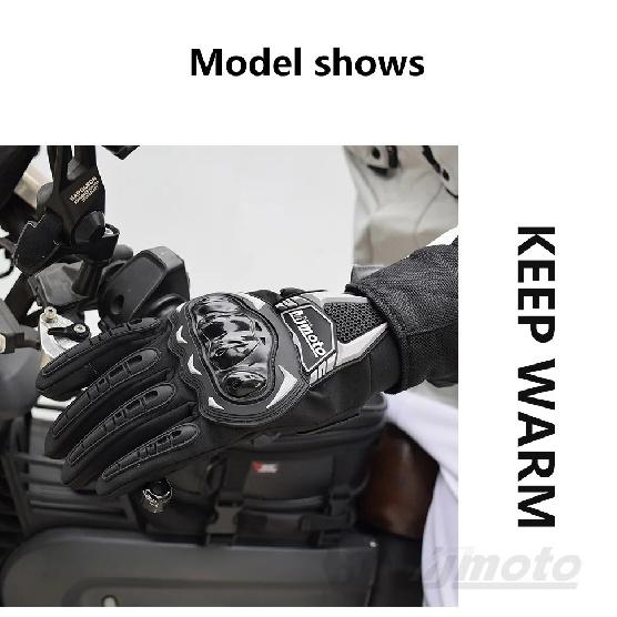 Autumn Winter Motorcycle Anti-fall Riding Gloves Waterproof Men Women Motocross Biker Glove Touch Screen Cycling MTB Luvas Moto