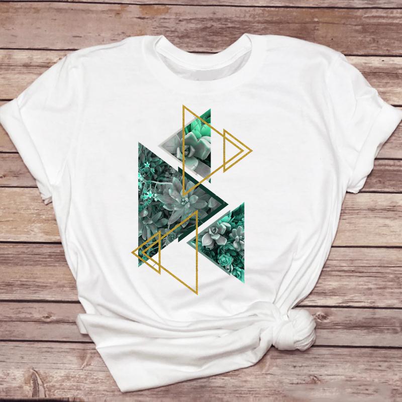 Clothes For Women Cartoon Kawaii Ladies Short Sleeve Casual Summer Print Female Clothes Fashion Tops Tshirt Natural Scenery