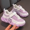 Fashion  Kids Sneakers  PU Girls Casual Mesh Solid Pink Light Boys  Hook Loop Children Non-slip Simple Sports Shoe