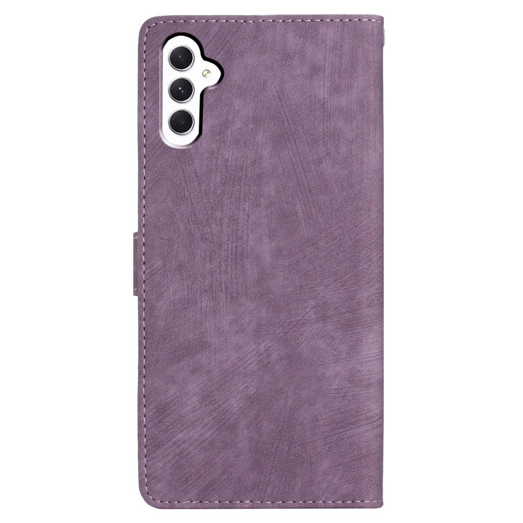 For Samsung Galaxy A36 5G Case with Card Clots Skin-Touch PU Leather Phone Cover Stand