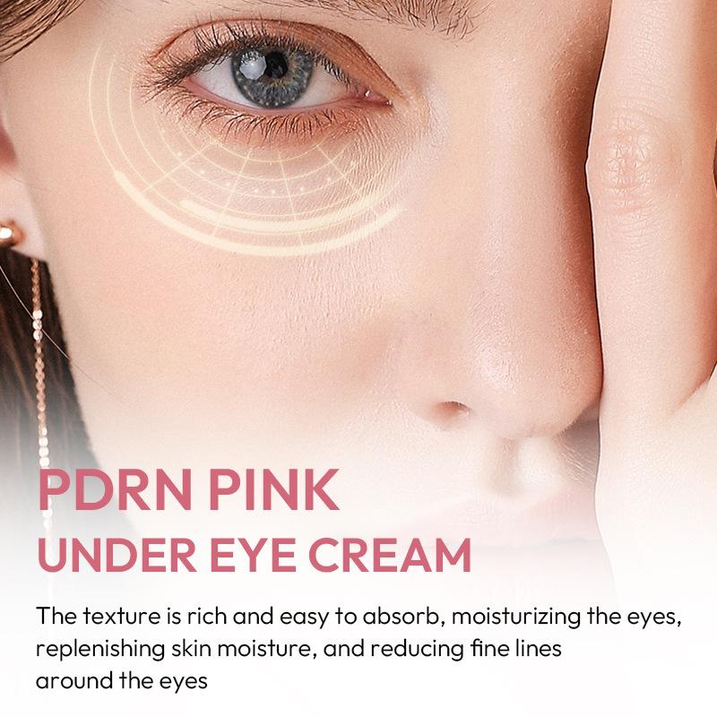 Pink peptide collagen eye cream firming and lightening salmon moisturizing Essence pdrn eye Cream