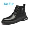 2024 Men Luxury Brand Genuine Leather Boots Casual Fashion Antiskid Ankle Booties Winter High Top Comfy Platform Motorcycle Boot