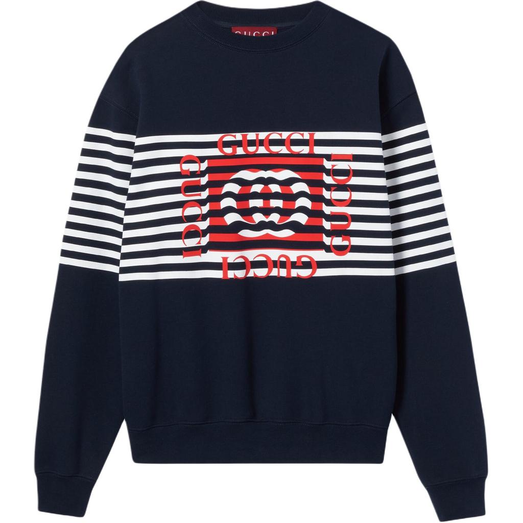 GUCCI Printed Cotton Jersey Sweatshirt 784413-XJHD1-4027