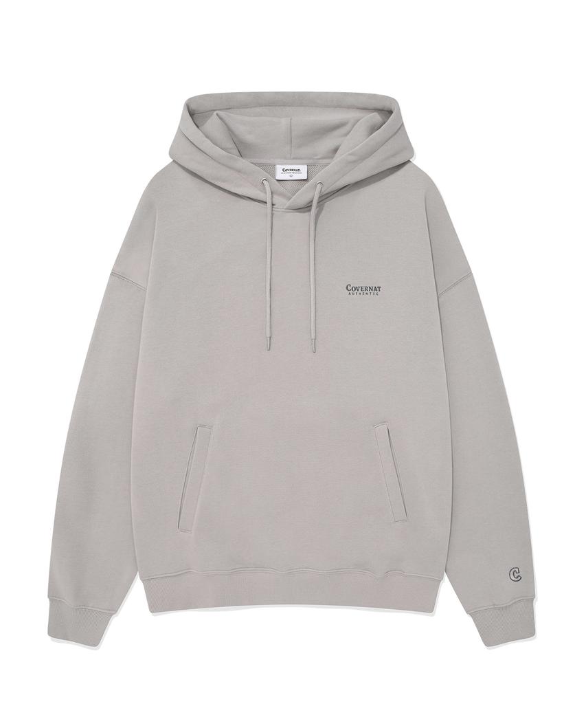 Small Authentic Hoodie Gray