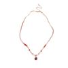 Vintage Niche Design Zircon Freshwater Pearl Beaded Pendant Clavicle Necklace For Women