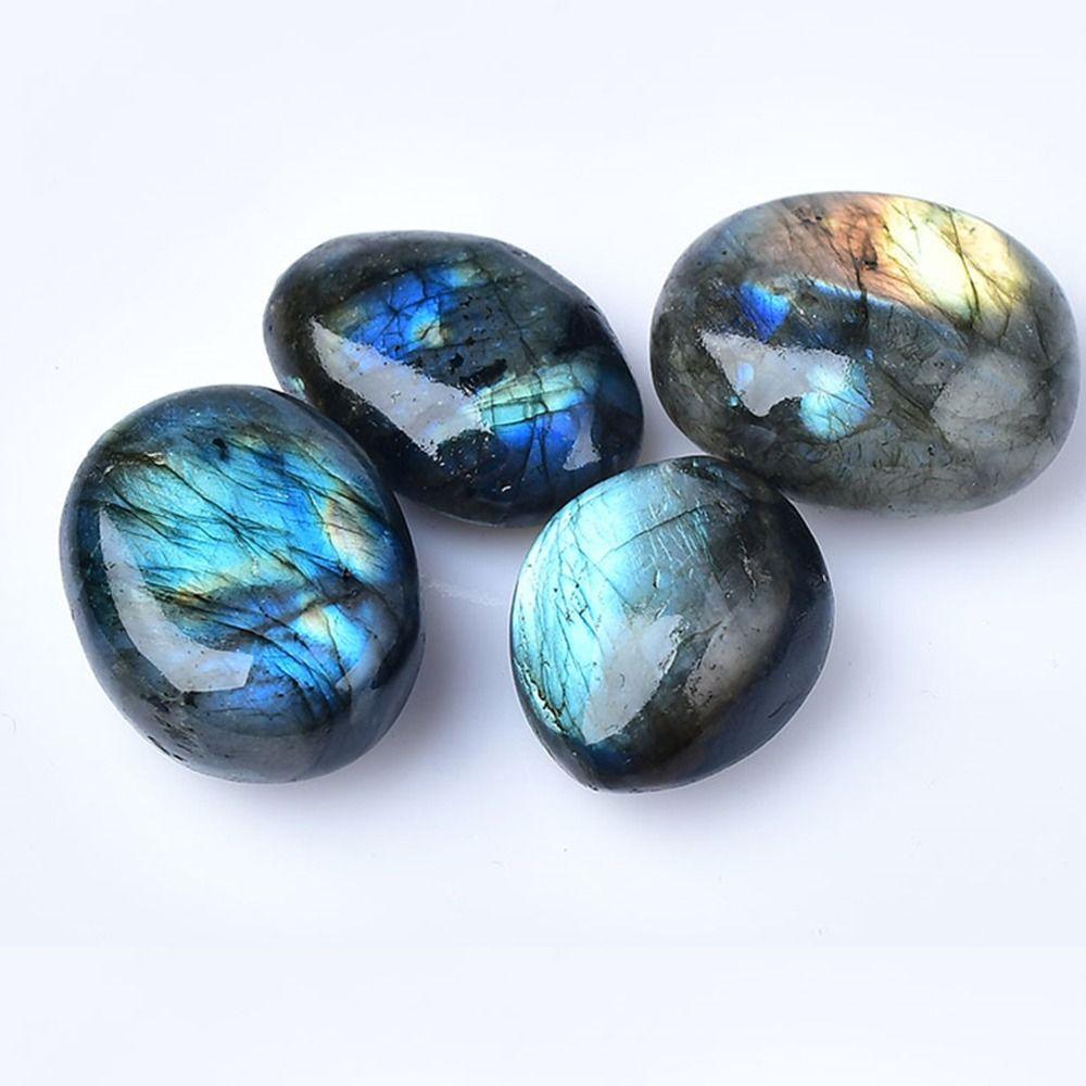 for Collection Healing Ore Labradorite Palm Stone Home Decor Lucky Stones Crystal Quartz Palm Stone Energy Stones Fisk Tank