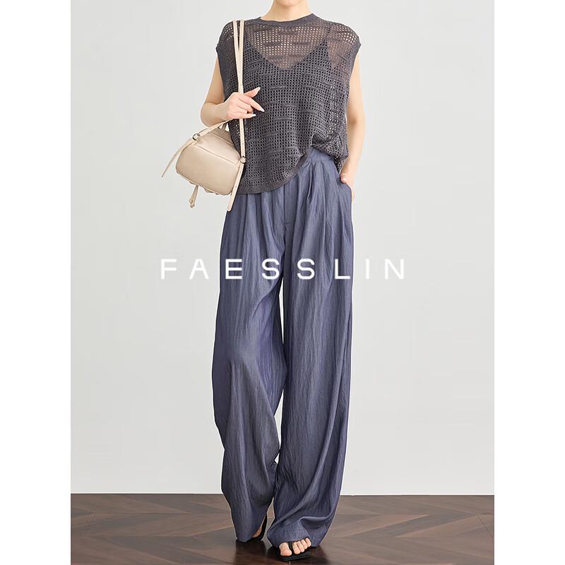 

Women s Modal Pleated High-Waisted Wide-Leg Pants XL